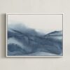 Atmospheric Blue Art by Isabel Aguilar - Isolda