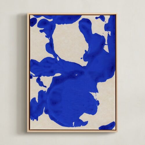 Blue Ink Ocean Art by cyrille gulassa