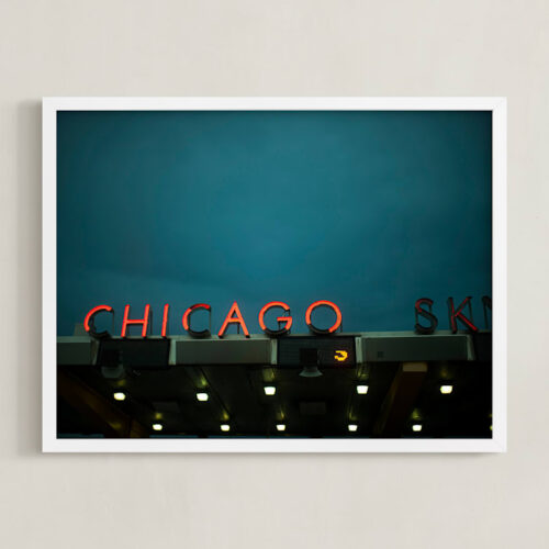 Chicago Sky Art by E Melko