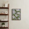 Floral Abstract in Icy Blue Art by Katie Mulder