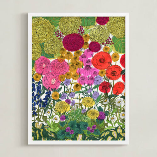 Flower Hour Art by Janie Allen