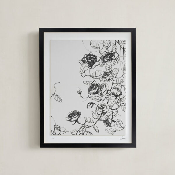 Inky Rambling Rose (edition of 5) Pick And Pack by Sonal Nathwani