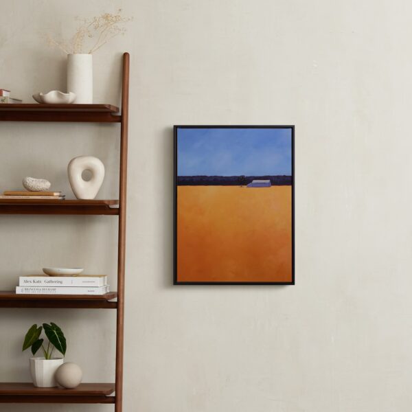 Orange Wheat Art by Carol C. Young