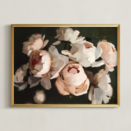 Popping Peonies Art by Rachel Nelson