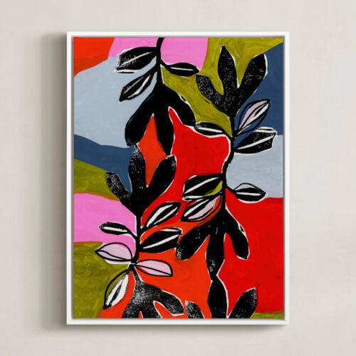 Stained Glass and Ivy Art by Deborah Velasquez