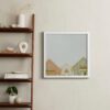 Striped houses Art by Lena Erysheva
