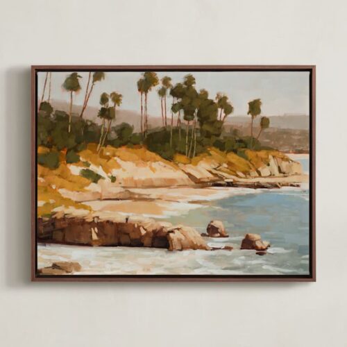Sunlit Shores Art by Rachel Nelson