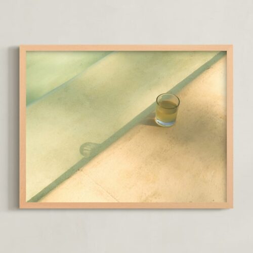 Tea Time by the Pool Art by Rasa Puzinaite