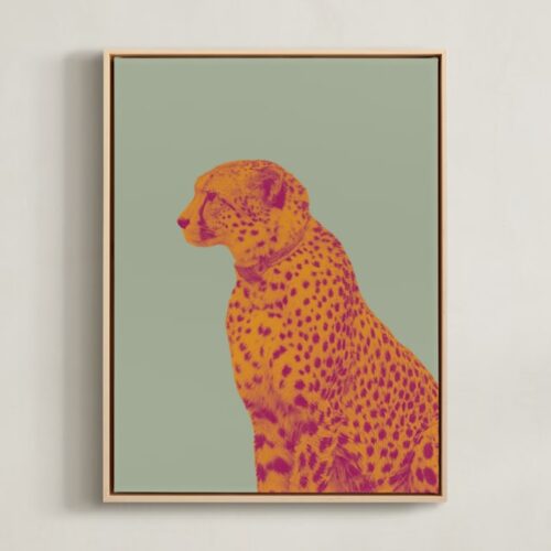 The Pink Cat Art by Zani van Zyl
