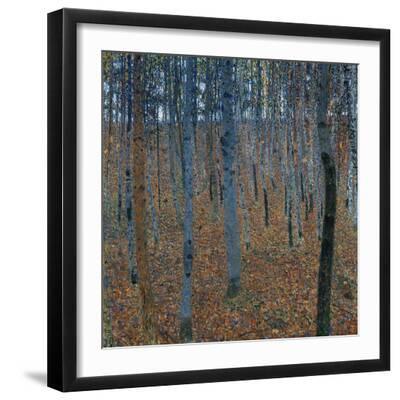 Beech Grove I, 1902 - Black Framed Art Print Wall Art, 16x16