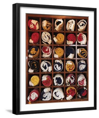 Coastal Cabinet - Store - Black Framed Art Print Wall Art, 16x20