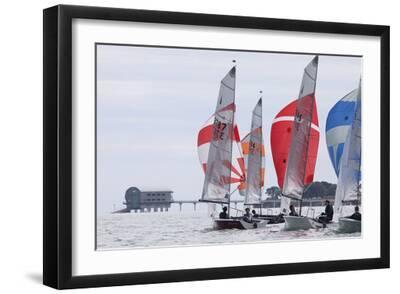 Fleeting Flow - Black Framed Art Print Wall Art, 18x12