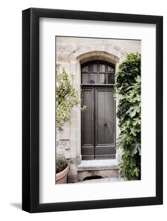 France Provence Collection - French Door - Black Framed Art Print Wall Art, 8x12