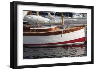 Harboured Flow - Black Framed Art Print Wall Art, 18x12