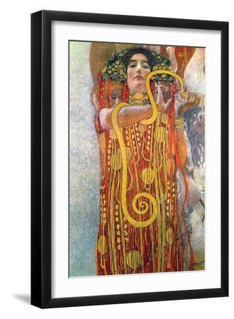 Hygeia - Black Framed Art Print Wall Art, 12x18