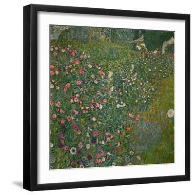 Italian Garden Landscape, 1917 - Black Framed Art Print Wall Art, 16x16 Italian Garden Landscape, 1917 - Black Framed Art Print Wall Art, 16x16