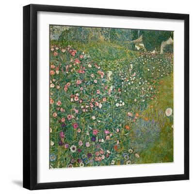 Italian Horticultural Landscape, 1913 - Black Framed Art Print Wall Art, 16x16 Italian Horticultural Landscape, 1913 - Black Framed Art Print Wall Art, 16x16