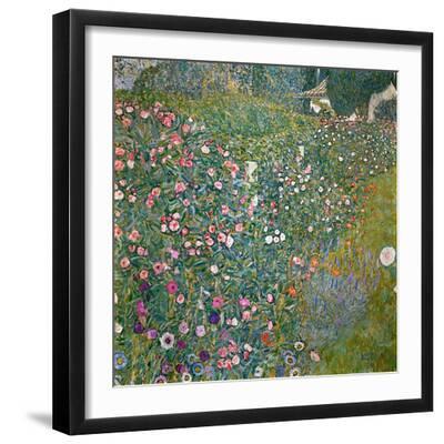 Italian Horticultural Landscape, 1913 - Black Framed Art Print Wall Art, 16x16 Italian Horticultural Landscape, 1913 - Black Framed Art Print Wall Art, 16x16