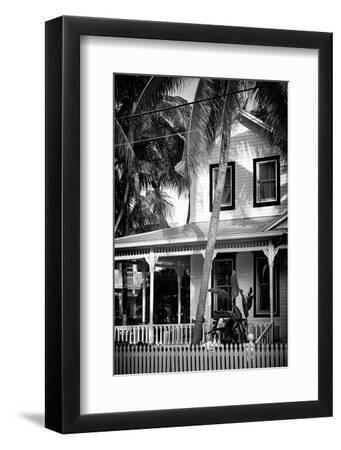 Key West Architecture - Heritage Structures in Old Town Key West - Florida - Black Framed Art Print Wall Art, 8x12 Key West Architecture - Heritage Structures in Old Town Key West - Florida - Black Framed Art Print Wall Art, 8x12