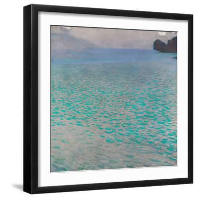 Lake Attersee, 1901 - Black Framed Art Print Wall Art, 16x16