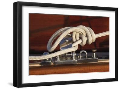 Maritime Manoeuvres - Knot - Black Framed Art Print Wall Art, 18x12