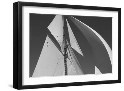 Nautical Adventure - Sail - Black Framed Art Print Wall Art, 18x12