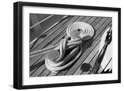 Nautical Adventure - Twist - Black Framed Art Print Wall Art, 18x12