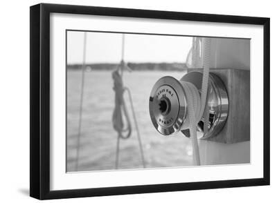 Nautical Adventure - Wind - Black Framed Art Print Wall Art, 18x12