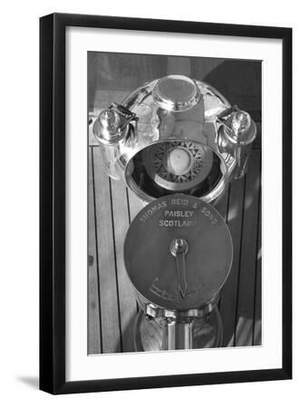 Nautical Quest - Compass - Black Framed Art Print Wall Art, 12x18