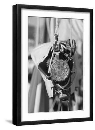 Nautical Quest - Rigging - Black Framed Art Print Wall Art, 12x18