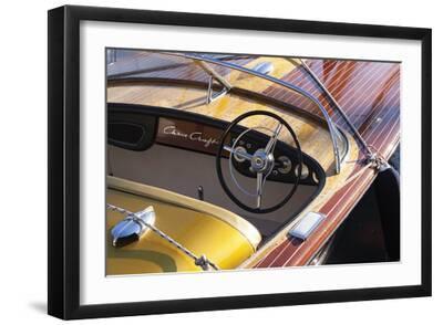 Outboard Oasis - Navigate - Black Framed Art Print Wall Art, 18x12 Outboard Oasis - Navigate - Black Framed Art Print Wall Art, 18x12