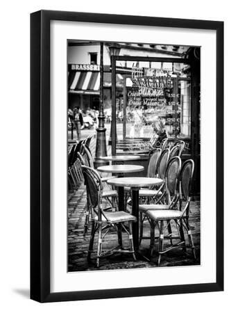 Paris Focus - Brasserie Montmartre - Black Framed Art Print Wall Art, 12x18 Paris Focus - Brasserie Montmartre - Black Framed Art Print Wall Art, 12x18