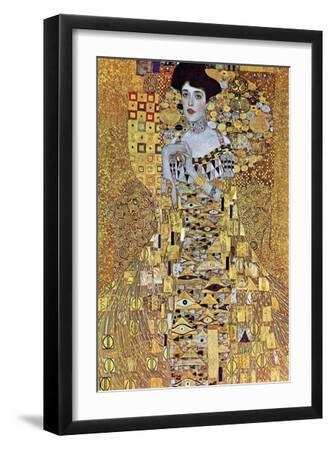 Portrait of Block-Bauer - Black Framed Art Print Wall Art, 12x18