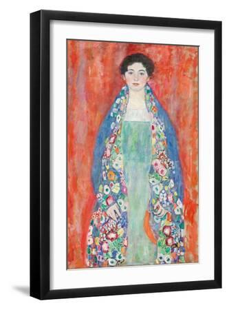 Portrait of Fräulein Lieser (Bildnis Fräulein Lieser), 1917 (Oil on Canvas) - Black Framed Art Print Wall Art, 12x18 Portrait of Fräulein Lieser (Bildnis Fräulein Lieser), 1917 (Oil on Canvas) - Black Framed Art Print Wall Art, 12x18