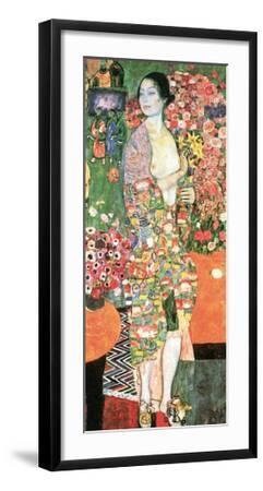 The Dancer, c.1918 - Black Framed Art Print Wall Art, 16x31 The Dancer, c.1918 - Black Framed Art Print Wall Art, 16x31