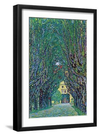 Way To The Park - Black Framed Art Print Wall Art, 12x18 Way To The Park - Black Framed Art Print Wall Art, 12x18