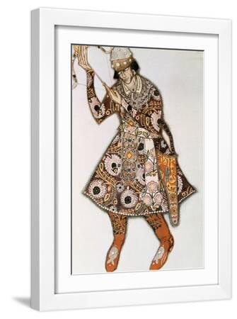 Costume Design for a Ballet by Igor Stravinsky, 1913 - White Framed Art Print Wall Art, 12x18