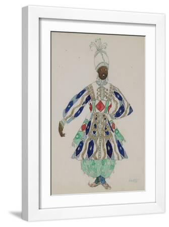Costume Design for the Revue Aladin, or the Wonderful Lamp - White Framed Art Print Wall Art, 12x18