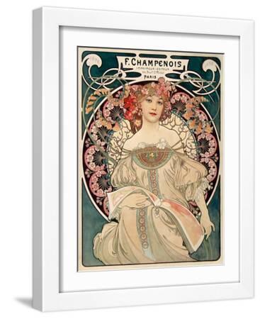 F. Champenois imprimeur Editeur - White Framed Art Print Wall Art, 12x16