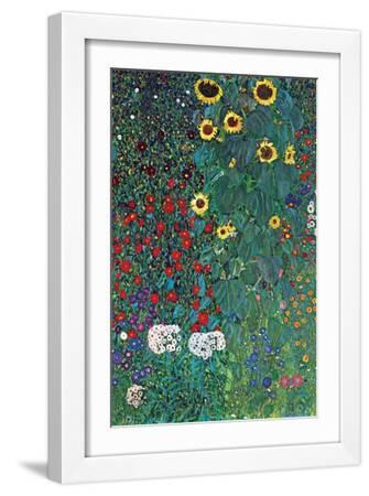 Garden - White Framed Art Print Wall Art, 12x18