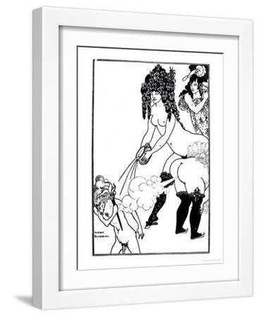 Illustration from Lysistrata by Aristophanes - White Framed Art Print Wall Art, 12x16