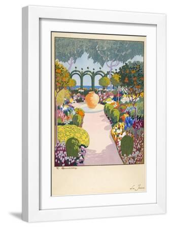 La Jarre, Pub. Paris 1919 - White Framed Art Print Wall Art, 12x18