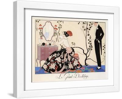 Le Grand Décolletage, 1921 - White Framed Art Print Wall Art, 16x12