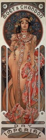 Poster Advertising 'Moet and Chandon Dry Imperial' Champagne, 1899 - Giclee Print, 12x36