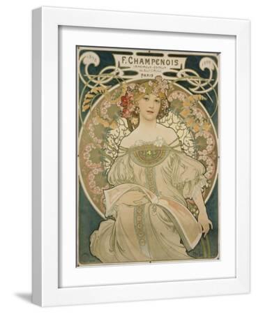 Poster for F. Champenois, 1897 - White Framed Art Print Wall Art, 12x16