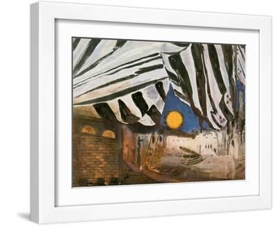 Set Design for Oscar Wilde's Salome, Late 19Th/Early 20th Century - White Framed Art Print Wall Art, 16x12
