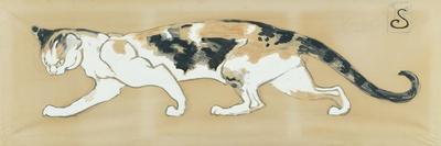 The Cat, le Chat - Giclee Print, 36x12