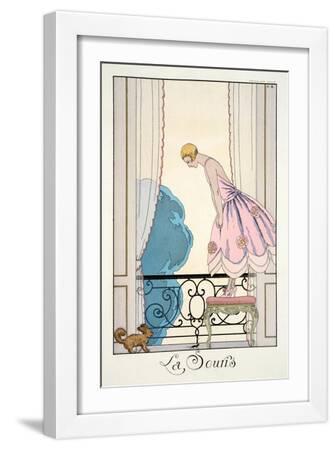 The Mouse, from 'Falbalas and Fanfreluches, Almanach des Modes Présentes, P - White Framed Art Print Wall Art, 12x18